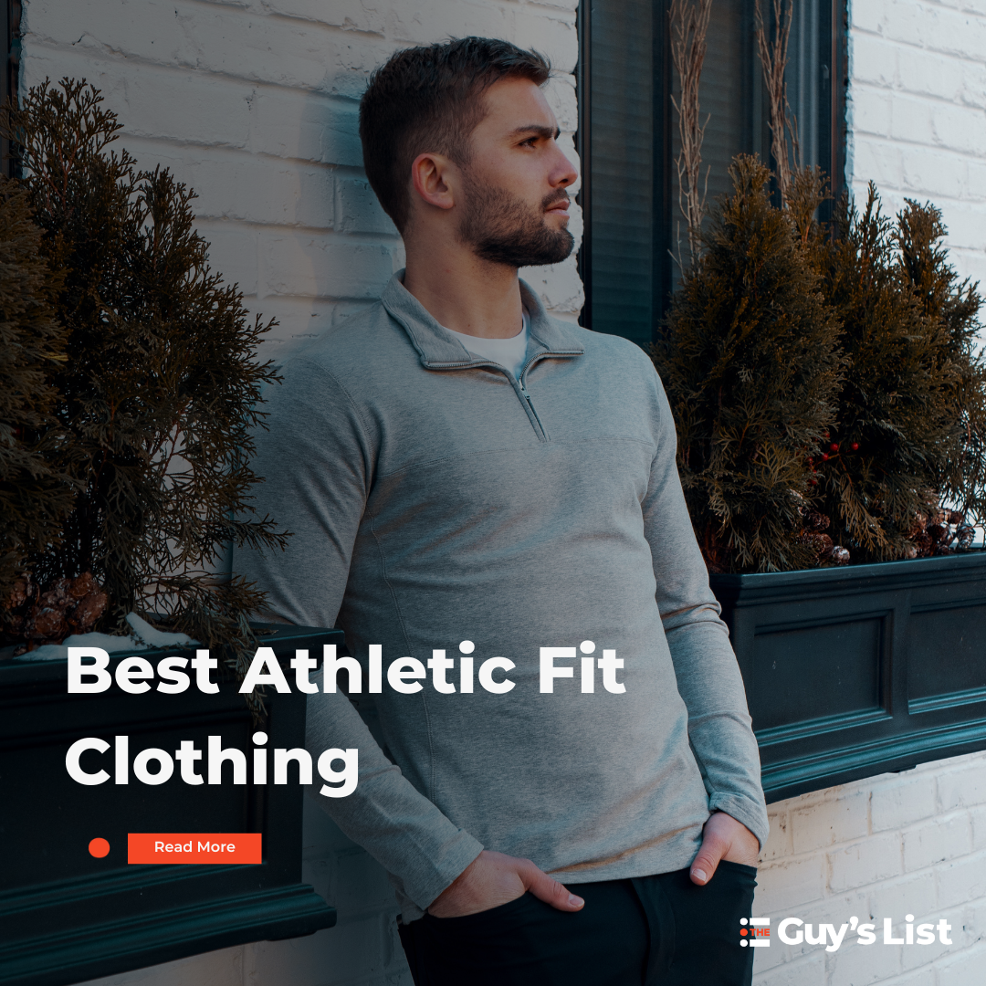 Best Athletic Fit Clothing For Men Featured Image