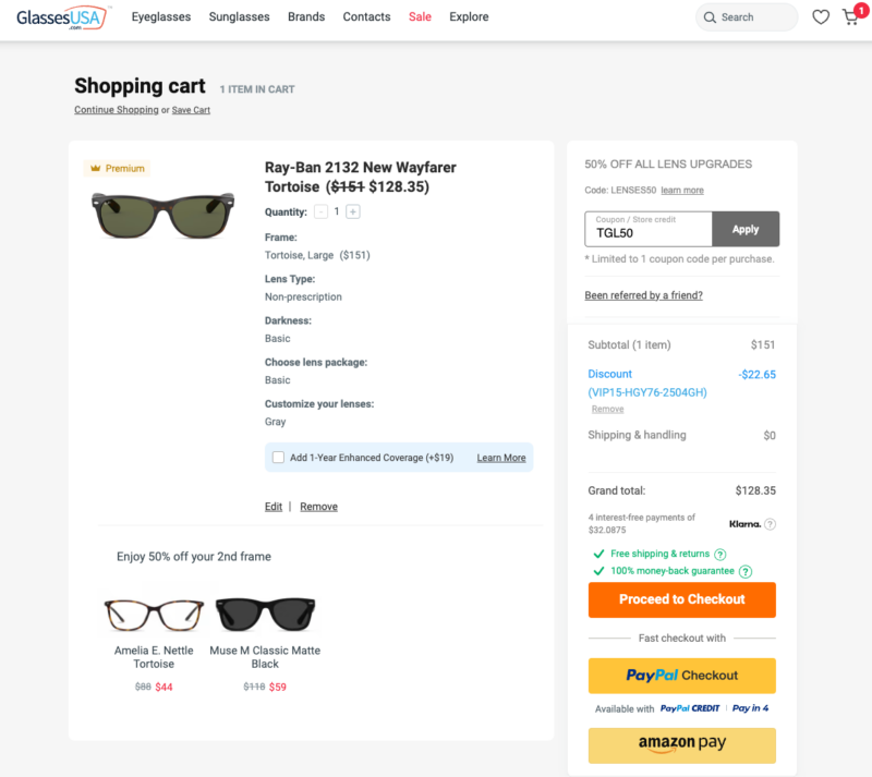 Glasses USA discount code review