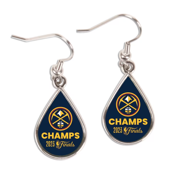 Denver Nuggets Champions Earrings