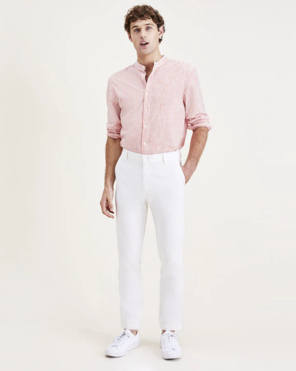 Dockers Ultimate Slim Fit White Chinos