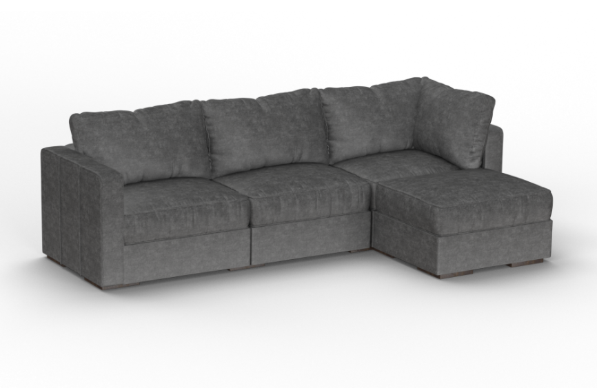 Lovesac Charcoal Grey Sectional Couch