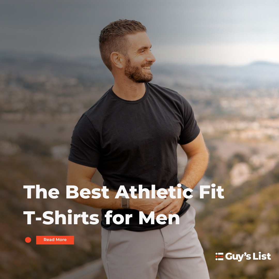 The Best Athletic Fit T Shirts for Men Featured Image