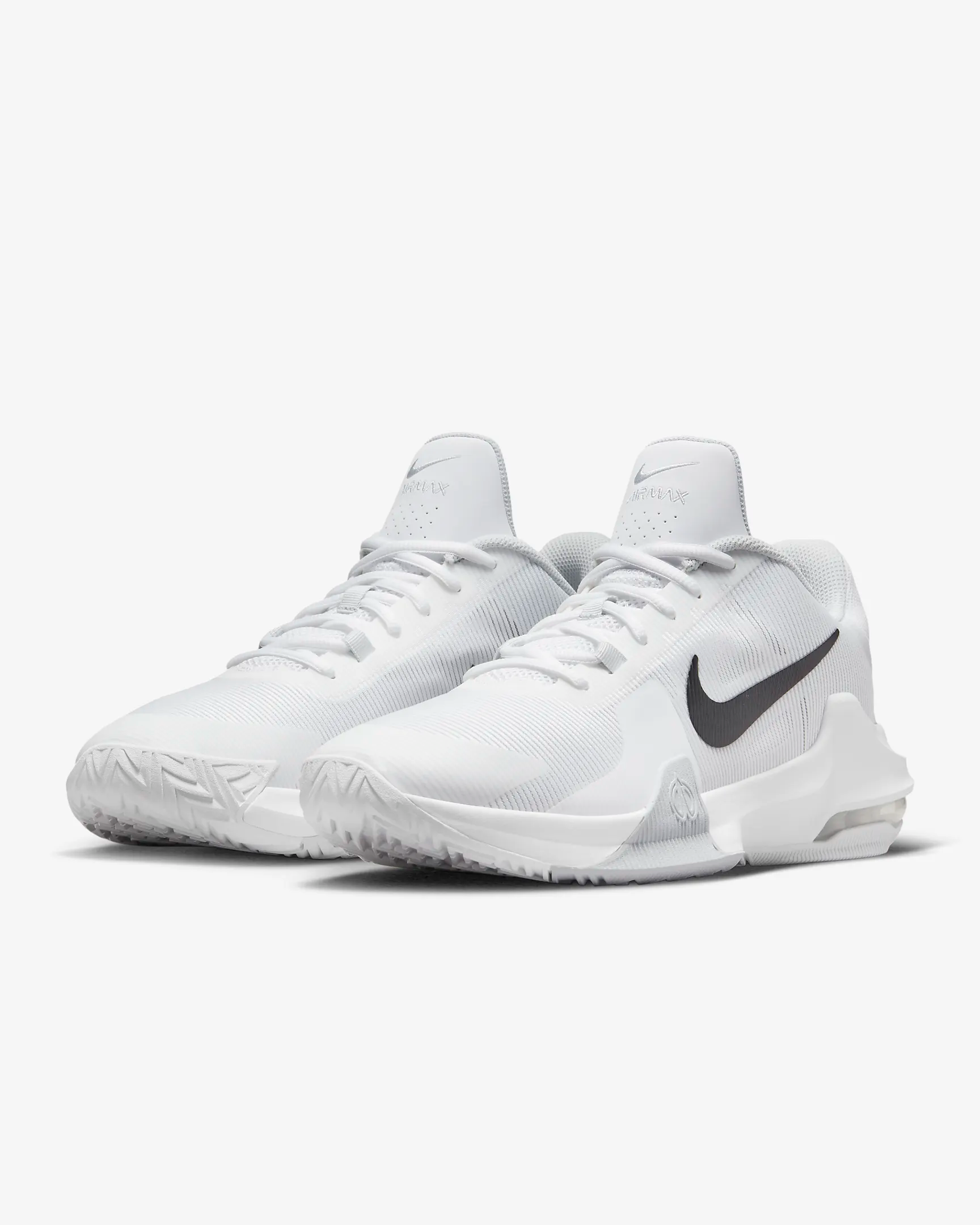 Nike Impact 4 White Basketball Shoes