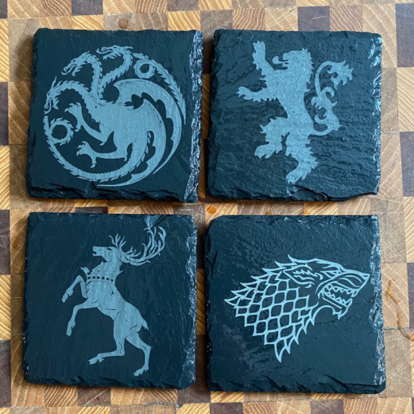 Game of Thrones Slate Coasters