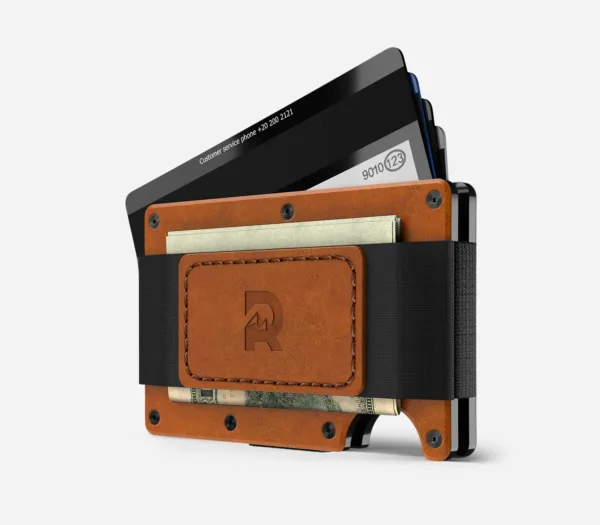 Ridge Wallet in Tobacco Brown Leather
