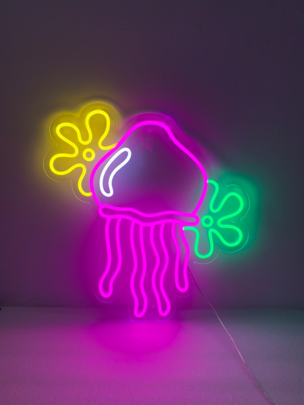 Spongebob Jellyfish Neon Sign