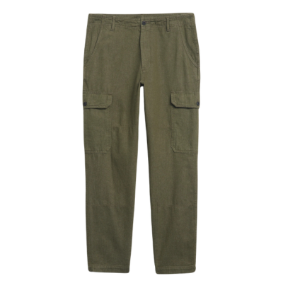 Best Green Pants for Men- Banana Republic Tapered Surplus Cargo Pants