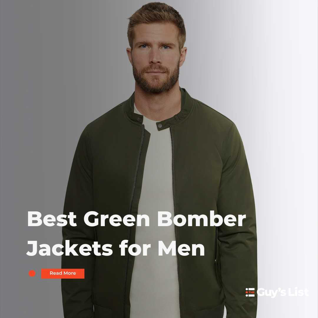 Best Green Bomber Jackets for Men Featured Image