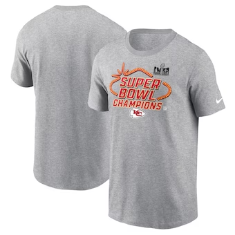 Chiefs Super Bowl 58 Champions grey t shirt by fanatics