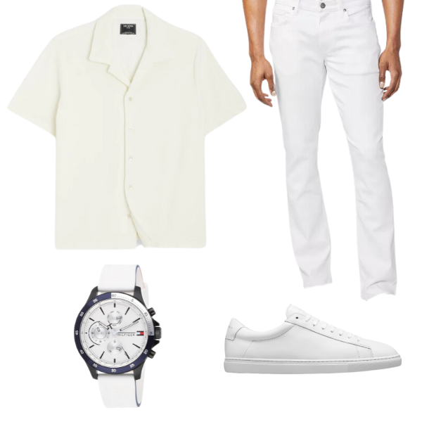 Men’s All White Summer Outfits - Men's Summer Outfits